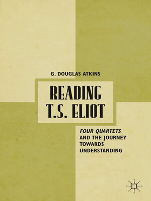 cover image of Reading T.S. Eliot